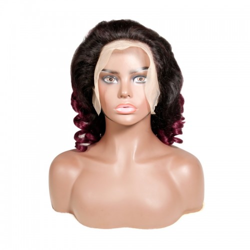 1B/99J Ombre Color Loose Wave 13x4 Lace Front Wigs | Human Hair Wig | Lace Front